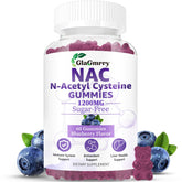 GlaGmrry NAC Gummies 1200mg front view of packaging