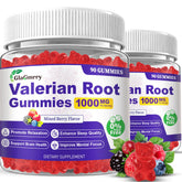 GlaGmrry Valerian Root Gummies 60 count bottle front view