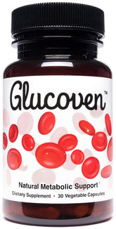 Glucoven Alpha Lipoic Acid Supplement front view of bottle