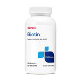 GNC Biotin 120 capsules front view with packaging