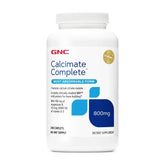 GNC Calcium with Magnesium & Vitamin D-3 240 caplets front view