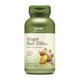 GNC Ginger Root Powder Supplement 550mg front view