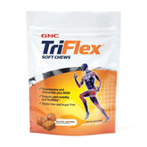 GNC Glucosamine and Chondroitin Plus MSM Soft Chews front view packaging
