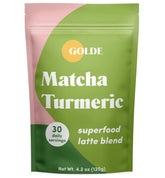 GOLDE Turmeric Matcha Latte Blend 119g front view