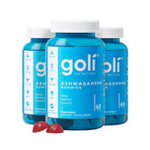 Goli Ashwagandha Gummies front view with packaging