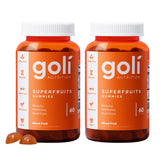 Goli Superfruits Gummies 60 count bottle front view
