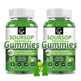 GORNVB Soursop Graviola Gummies front view with packaging