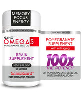 Granagard Omega 5 Pomegranate Seed Oil 100g supplement front view
