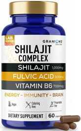 Granions Shilajit Complex Capsules 1000mg front view