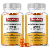 GREABBY Magnesium Glycinate Gummies front view with packaging