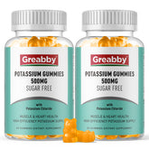 GREABBY Potassium Gummies 500mg front view
