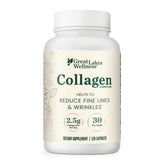 Great Lakes Wellness Collagen Peptides Capsules front view