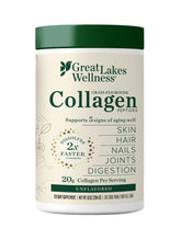 Great Lakes Wellness Collagen Powder 283g front view