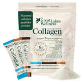 Great Lakes Wellness Flavoured Collagen Peptides Powder front view