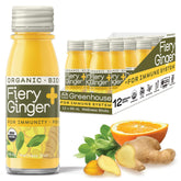 GREENHOUSE JUICE CO. Ginger & Turmeric Shot front view