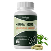 GREENPEOPLE Moringa Capsules front view with label