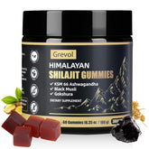 Grevol Shilajit Gummies front view of packaging