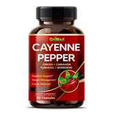 GriMed Cayenne Pepper Capsules 150 count front view