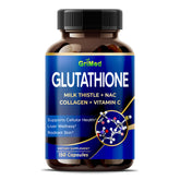 GriMed Glutathione Supplement 150 capsules bottle front view