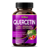 GriMed Quercetin bottle front view with 150 capsules label