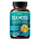 GriMed Sea Moss Capsules 150 Count front view