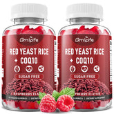 GrnLife Red Yeast Rice Gummies with CoQ10 1200mg front view