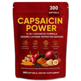 GXSAE Cayenne Pepper Capsules 300 softgels front view