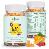 Gyumolics NAC Gummies 8-in-1 Formula front view with mixed berry flavour