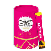 HAAYI Strawberry Shilajit Honeysticks packaging front view