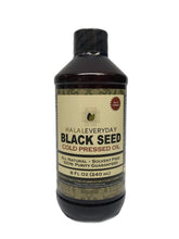 HalalEveryDay Black Seed Oil 2 x 16oz bottles front view