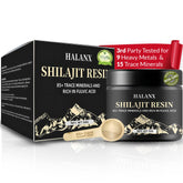 Halanx Shilajit Resin 50g glass jar front view