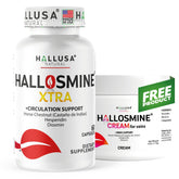 Hallusa Natural Circulation Support Supplement bottle front view