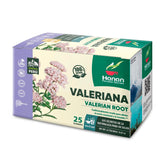 HANAN PERUVIAN SECRETS Valerian Root Herbal Tea box front view