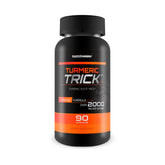 Happy Health Turmeric Trick supplement front view with capsules