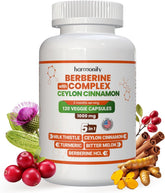 HARMONIFY Berberine Supplement 120 Veggie Capsules front view