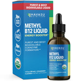 HAVASU NUTRITION B12 Liquid Drops front view with packaging
