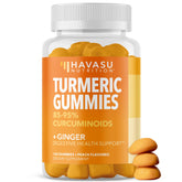 HAVASU NUTRITION Turmeric & Ginger Gummies front view