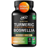 HCL HERBAL CODE LABS Turmeric Boswellia Complex 2000mg capsules front view