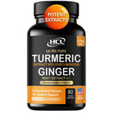 HCL HERBAL CODE LABS Turmeric Curcumin 1750mg capsules front view