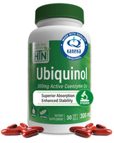 Health Thru Nutrition CoQ10 60g Kaneka Ubiquinol capsules front view