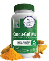 Health Thru Nutrition Turmeric Curcumin BCM-95 650mg supplement front view