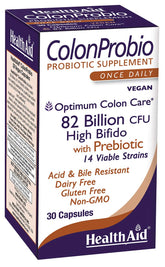 HealthAid ColonProbio supplement bottle front view