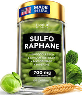 Healthbiotics Sulforaphane Organic Broccoli Sprouts 91g front view