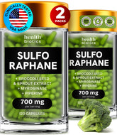 Healthbiotics Sulforaphane Organic Broccoli Supplement 191g front view