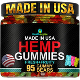 Healthergize Hemp Gummies for Sleep 95 Count front view