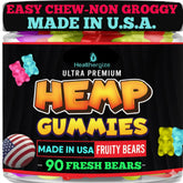 Healthergize Hempseed Oil Gummies 340g front view