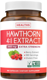 Healths Harmony Hawthorn Berry Extract Capsules front view