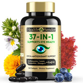 HealthSender Lutein and Zeaxanthin Supplement softgel front view