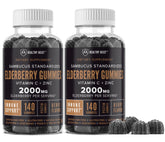 HEALTHY HEIST Elderberry Gummies front view packaging