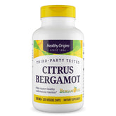 Healthy Origins Citrus Bergamot 500mg veggie capsules front view